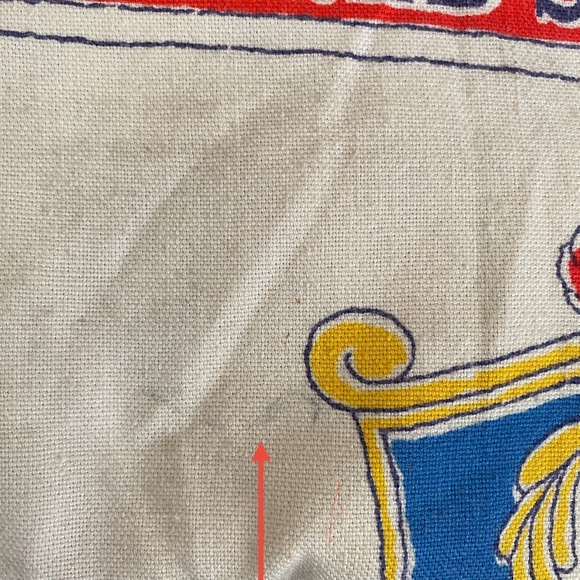 Vintage 1960 Ringling Bros and Barnum & Bailey Circus Calendar Kitchen Towel - Picture 7 of 12